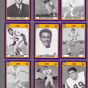 9 Vintage LSU Tigers Football Cards 🏈🐅